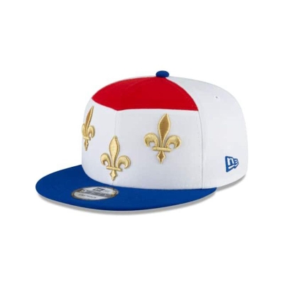 White New Orleans Pelicans Hat - New Era NBA City Edition 9FIFTY Snapback Caps USA8761940